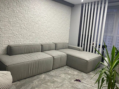 Лаунж диван с оттоманкой для максимального релакса. Отзыв с фото. 5/5.